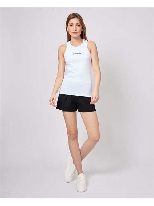 Richmod X white tank top with logo RICHMOND X | UWP25162CNWHITE